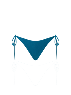 Woman teal green swim briefs - MC2 Saint Barth