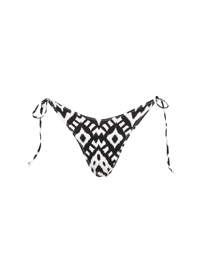 Woman cheeky swim briefs with ikat print - MC2 Saint Barth