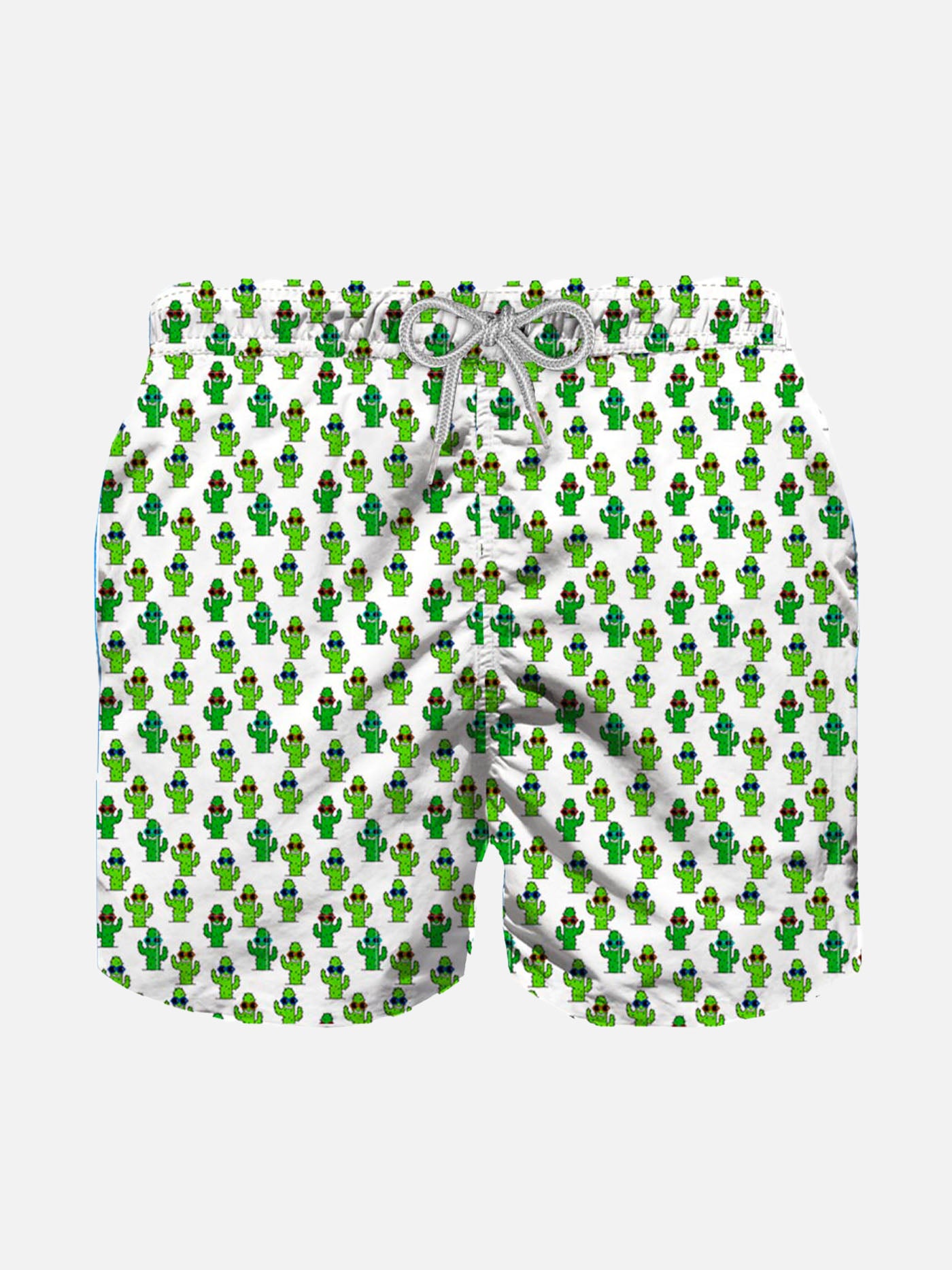 Boy light fabric swim shorts with cactus print - MC2 Saint Barth