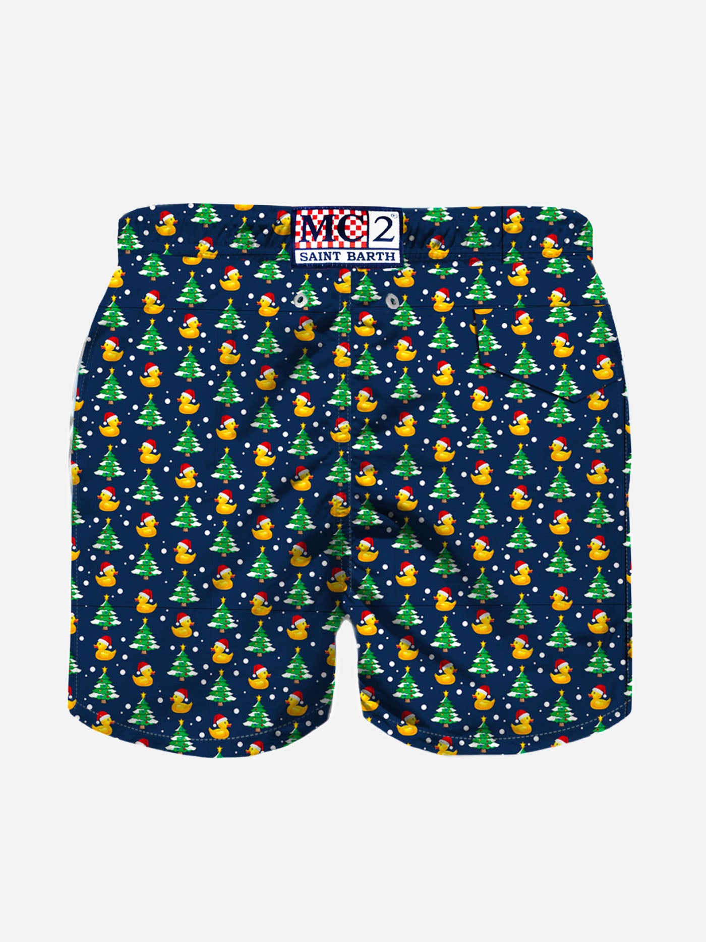 Boy swim shorts with Christmas ducky print - MC2 Saint Barth