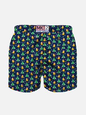 Boy swim shorts with Christmas ducky print - MC2 Saint Barth