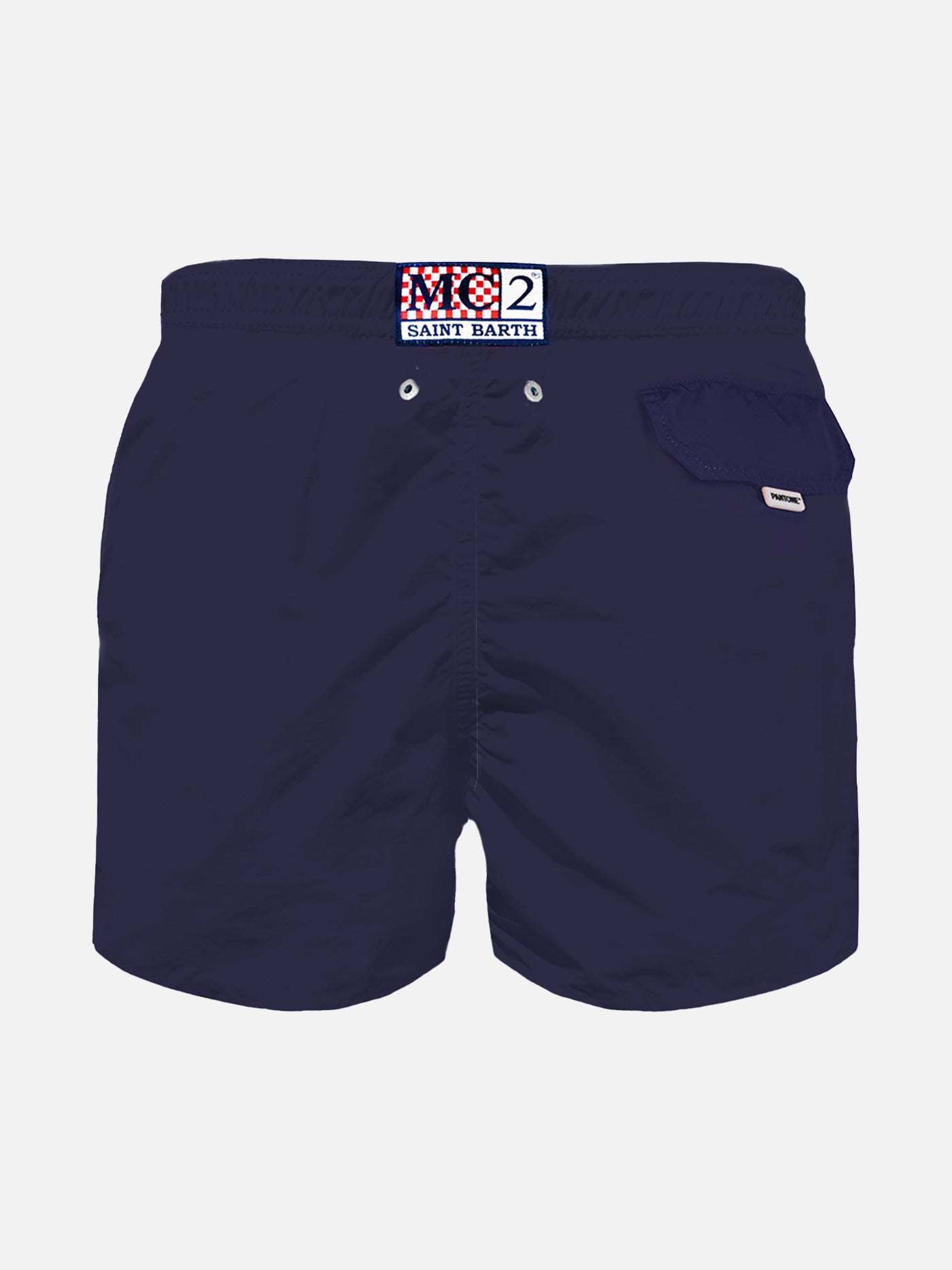 Boy blue navy light fabric swim shorts | Pantone® Special Edition - MC2 Saint Barth