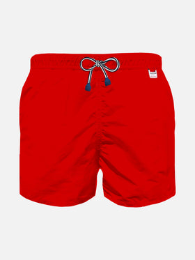 Boy red swim shorts | PANTONE® SPECIAL EDITION - MC2 Saint Barth