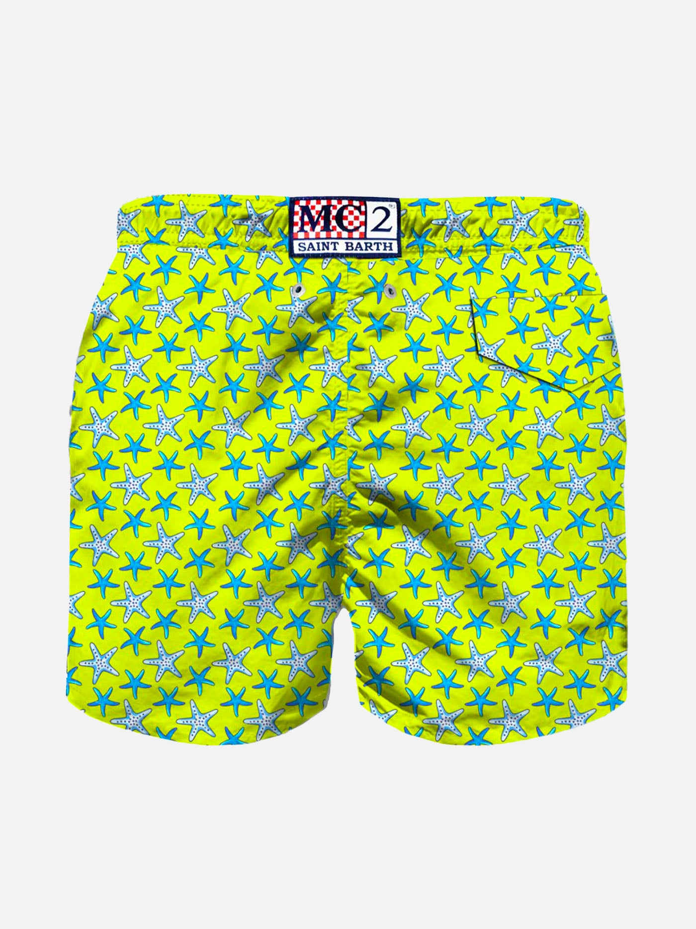 Boy light fabric swim shorts with starfish print - MC2 Saint Barth