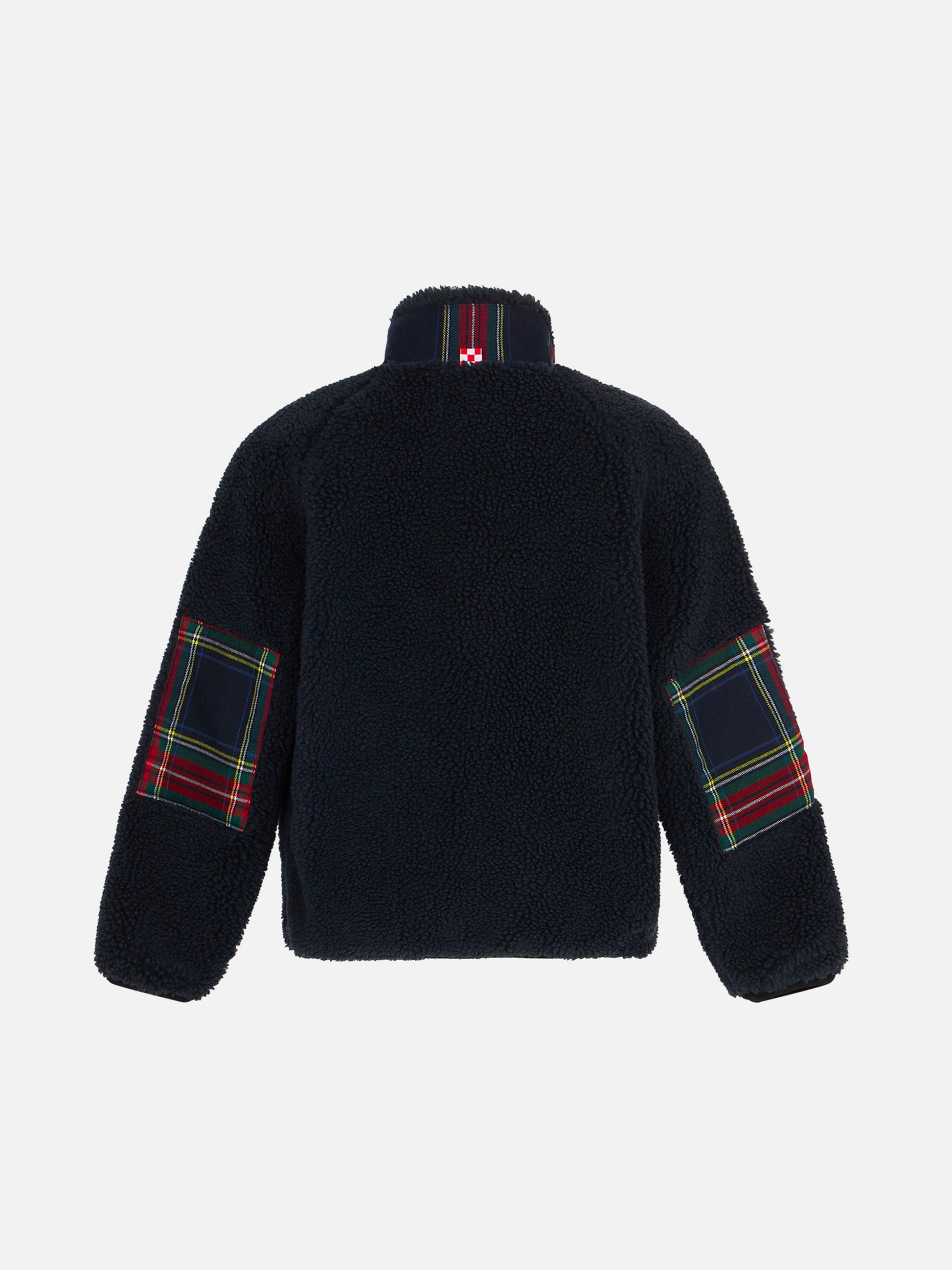 Kid sherpa jacket with pocket and St. Barth embroidery - MC2 Saint Barth