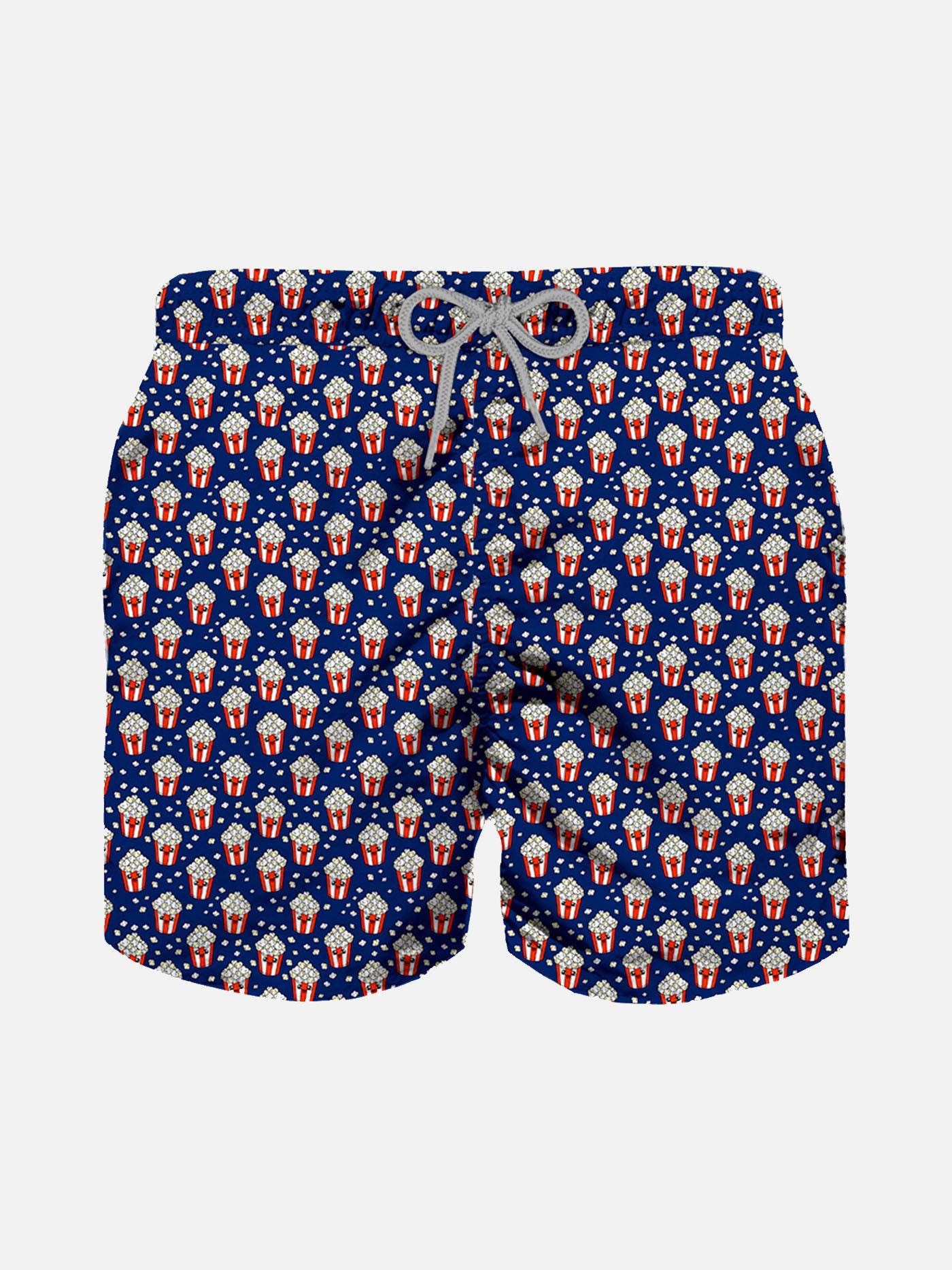 Boy light fabric swim shorts with pop corn print - MC2 Saint Barth