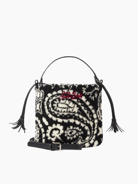 Sherpa bucket bag with bandanna print - MC2 Saint Barth