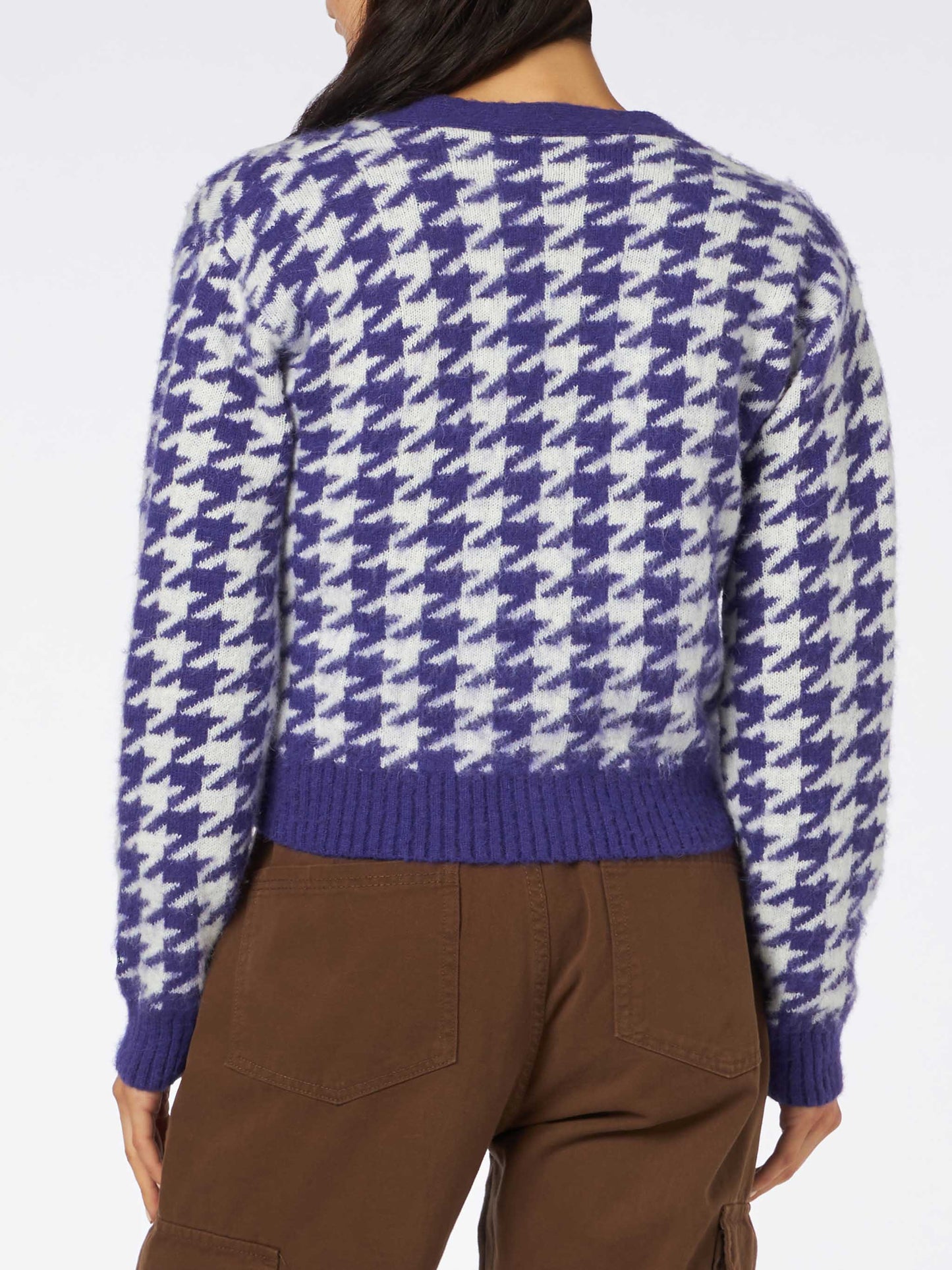 Woman crop cardigan with jewel buttons - MC2 Saint Barth