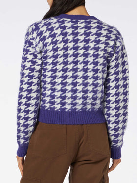 Woman crop cardigan with jewel buttons - MC2 Saint Barth
