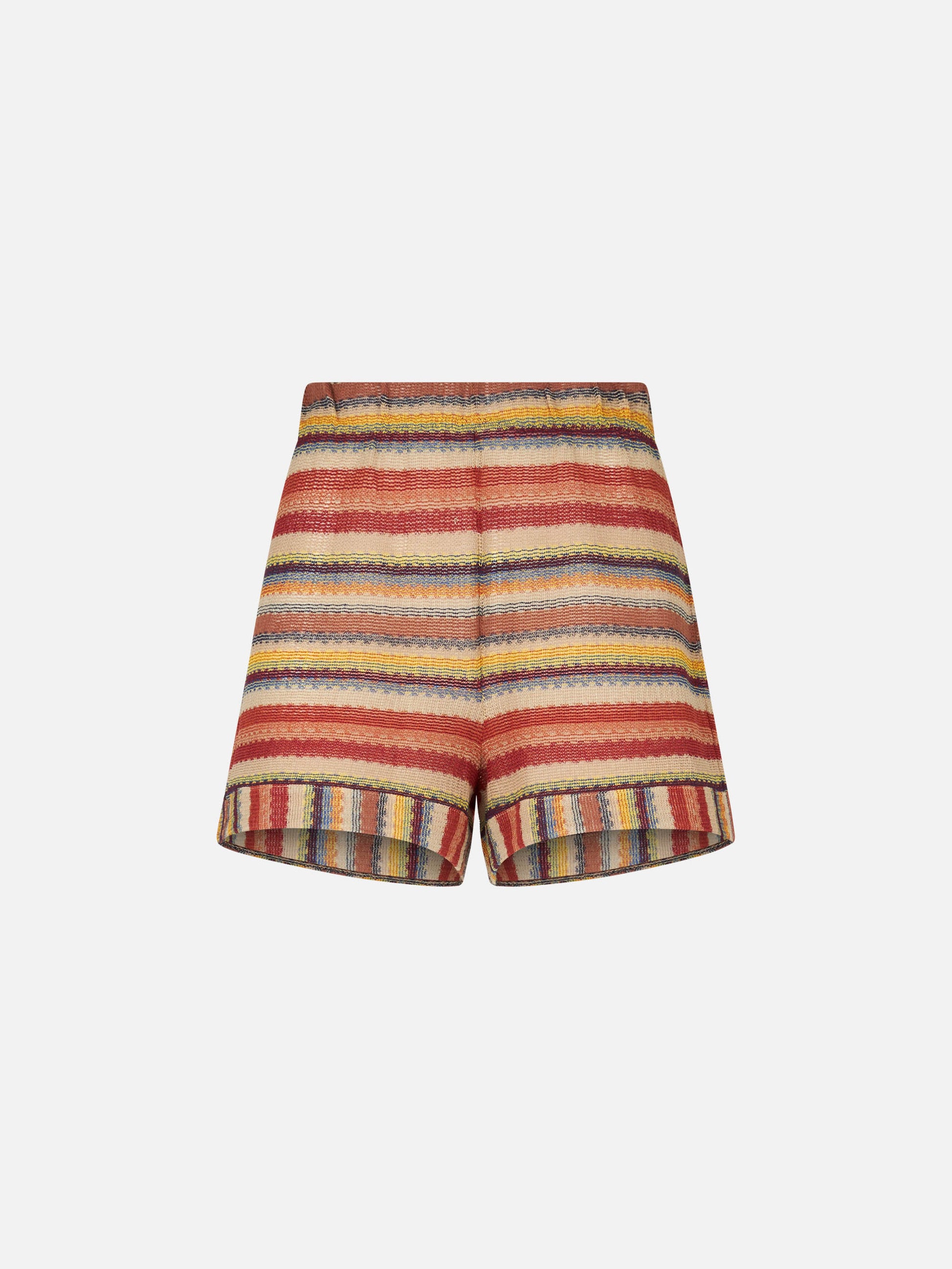 Navajo style knitted shorts - MC2 Saint Barth