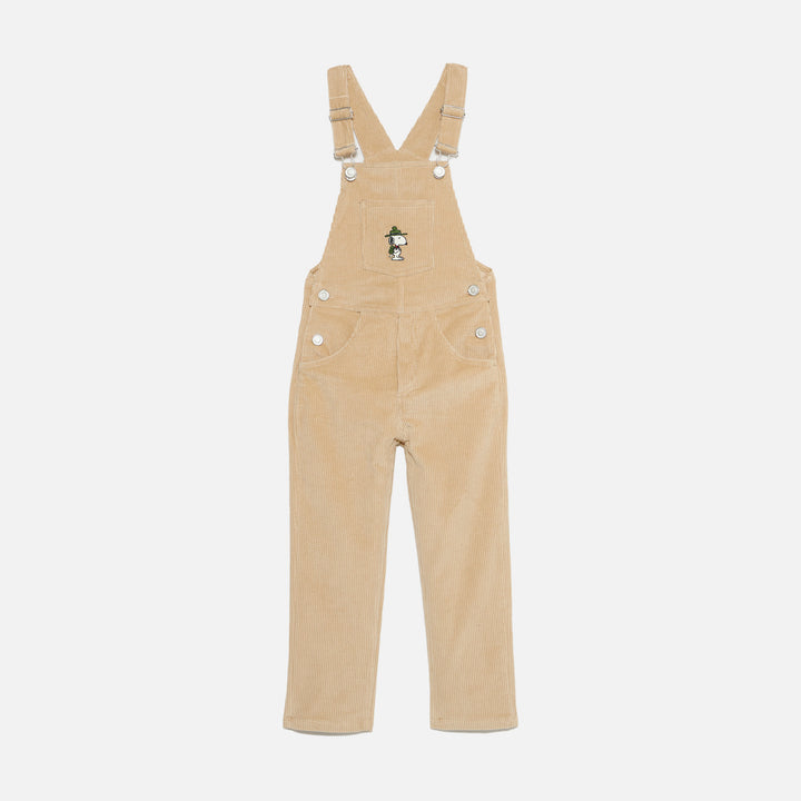 Boy corduroy salopette with Snoopy patch | SNOOPY PEANUTS™ SPECIAL EDITION - MC2 Saint Barth