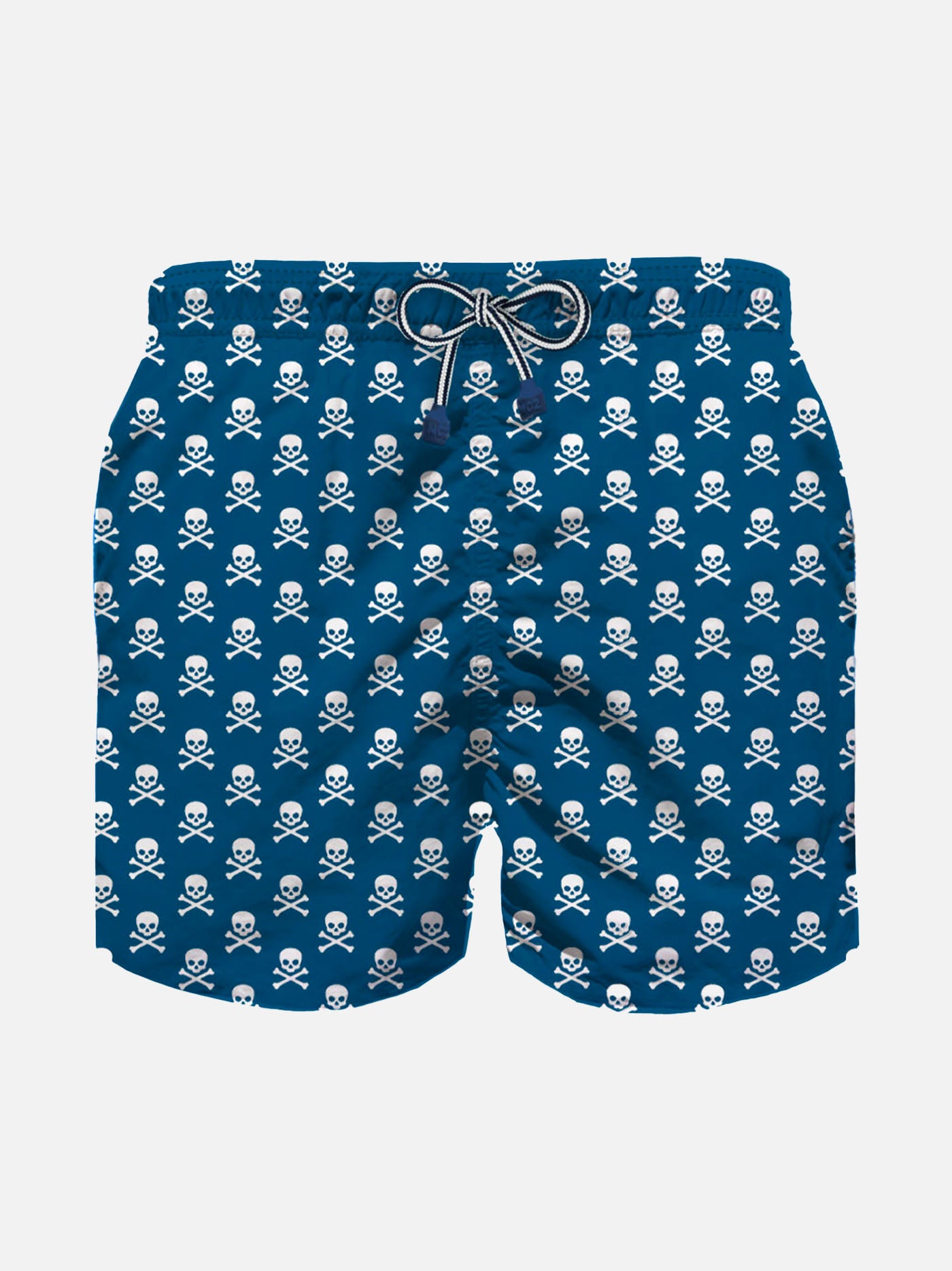 Pirates print light fabric boy swim shorts - MC2 Saint Barth