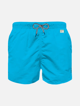Boy light blue swim shorts | PANTONE® SPECIAL EDITION - MC2 Saint Barth