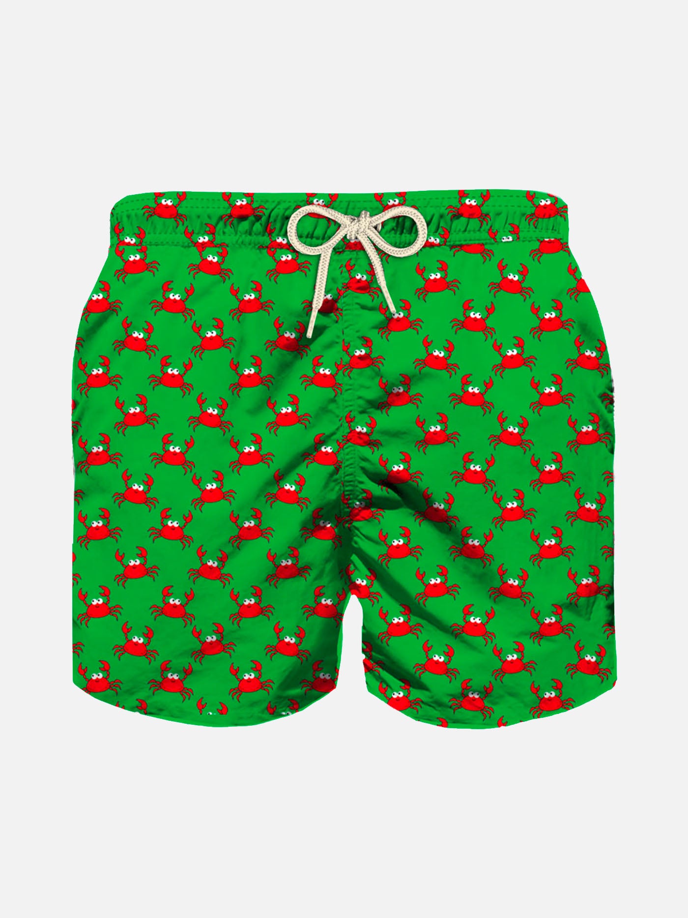 Boy swim shorts with crab print