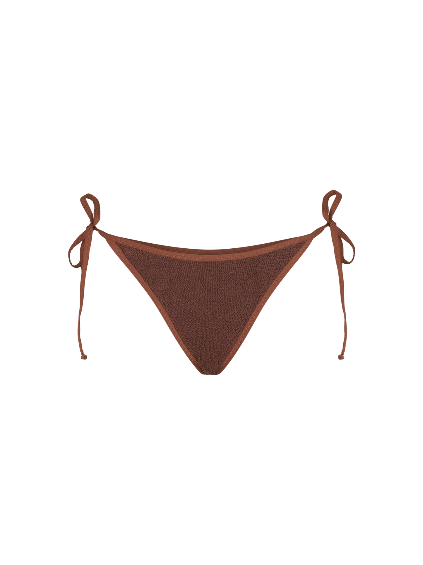 Woman crinkle brown swim briefs - MC2 Saint Barth
