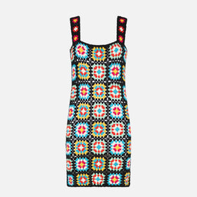 Woman multicolor crochet dress - MC2 Saint Barth