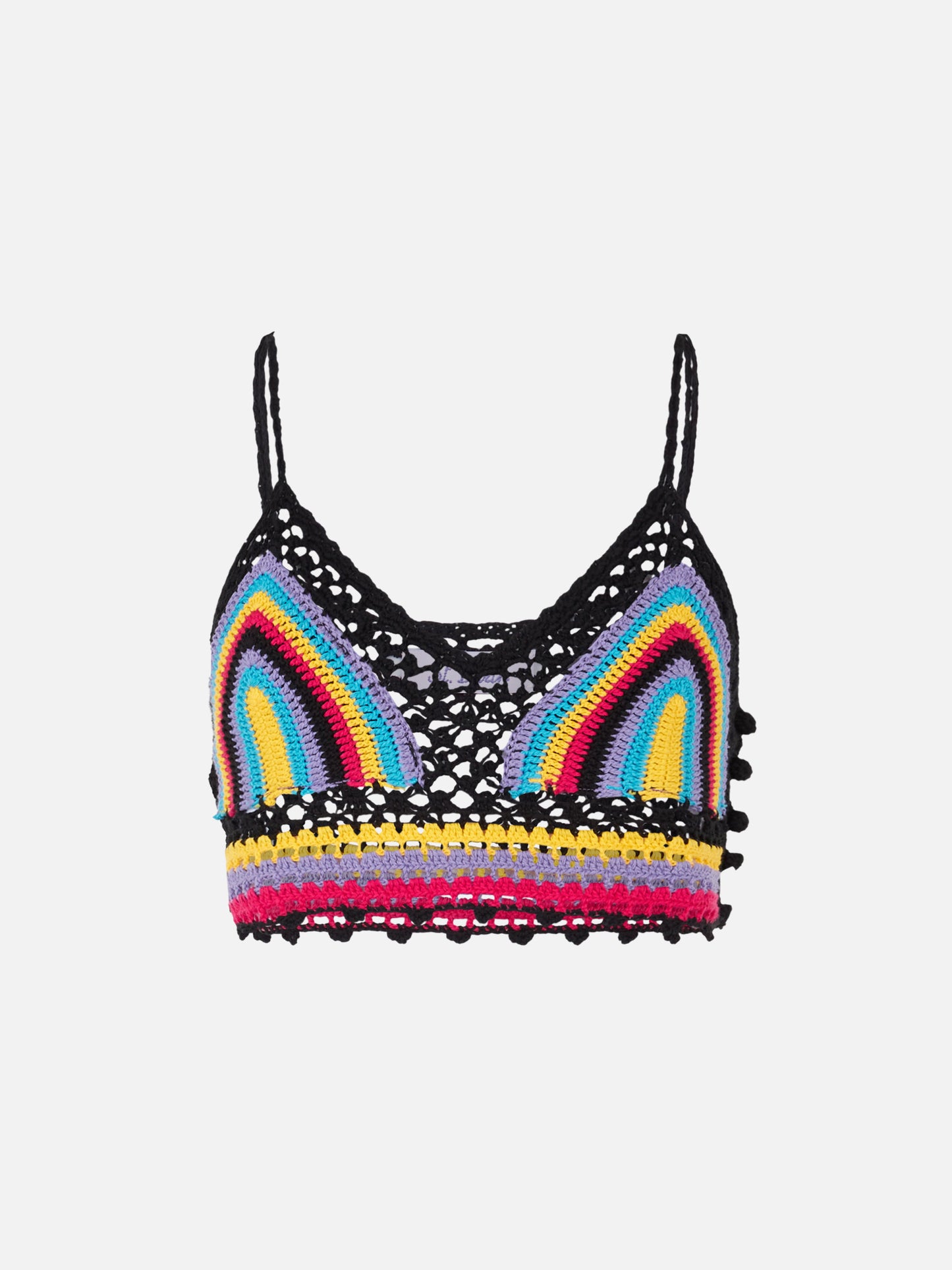 Multicolor crochet top - MC2 Saint Barth