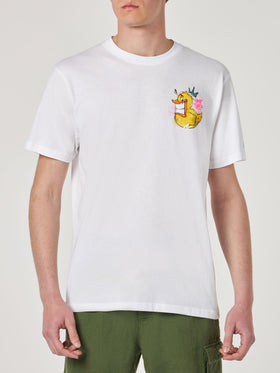 Man t-shirt with Crypto duck print | CRYPTO PUPPETS® SPECIAL EDITION - MC2 Saint Barth