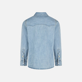 Boy denim linen shirt - MC2 Saint Barth