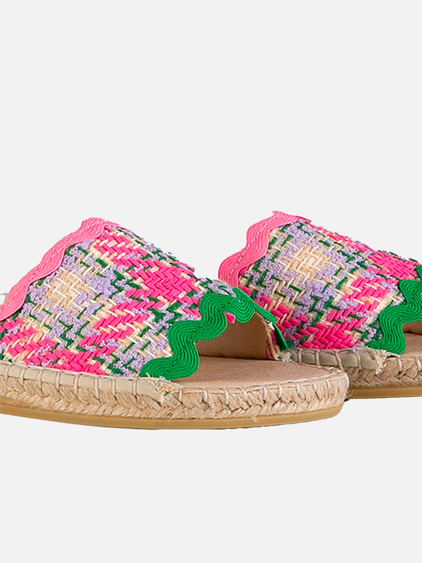 Woman espadrilla with multicolor tweed - MC2 Saint Barth