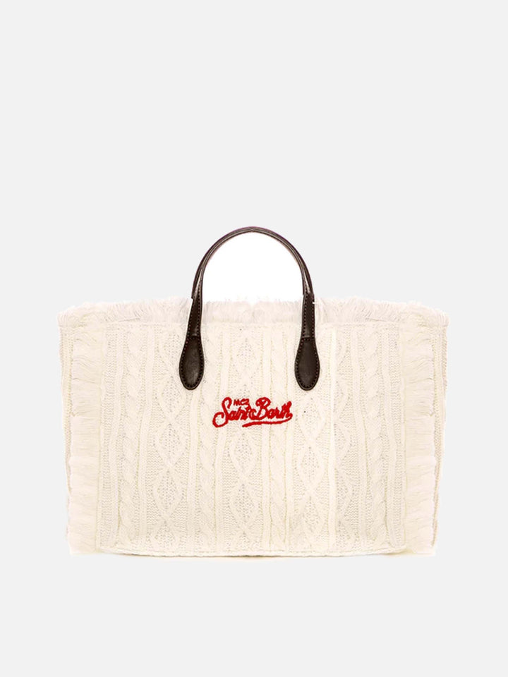 Colette white tricot handbag - MC2 Saint Barth