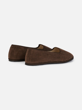 Woman corduroy slipper loafers | MY CHALOM SPECIAL EDITION - MC2 Saint Barth