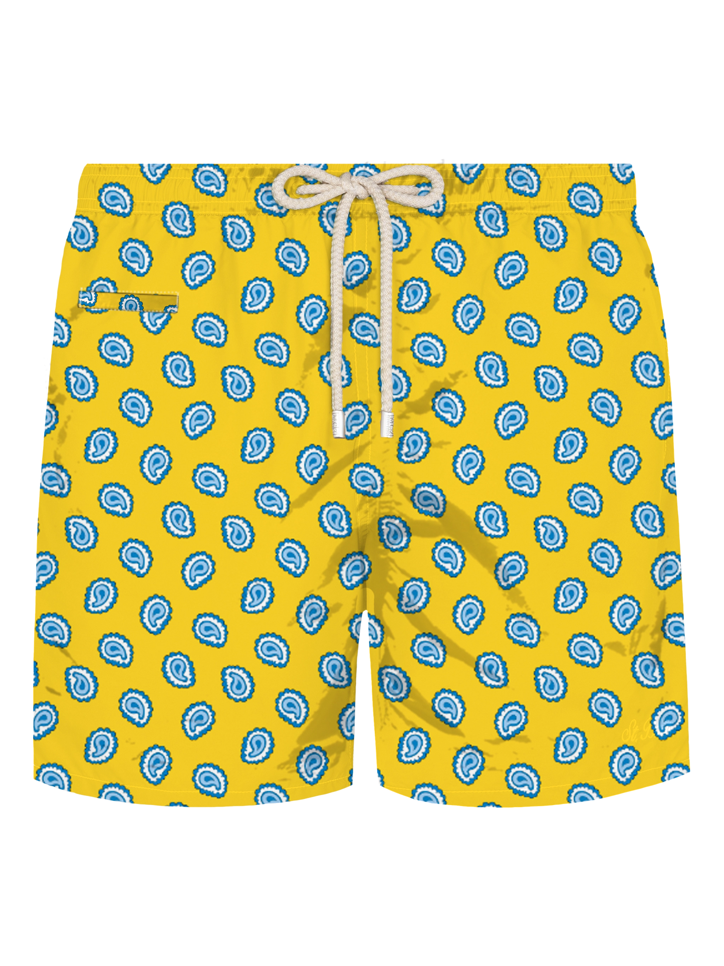 Lighting swim shorts with paisley tie print - MC2 Saint Barth