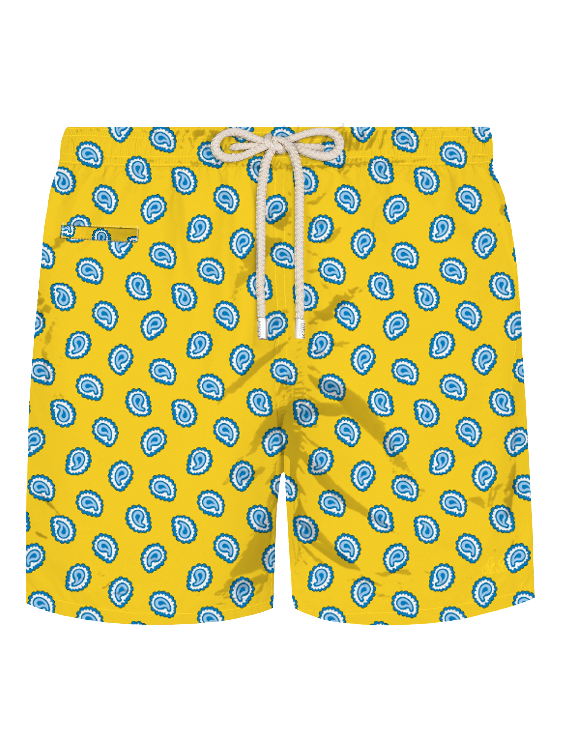 Lighting swim shorts with paisley tie print - MC2 Saint Barth