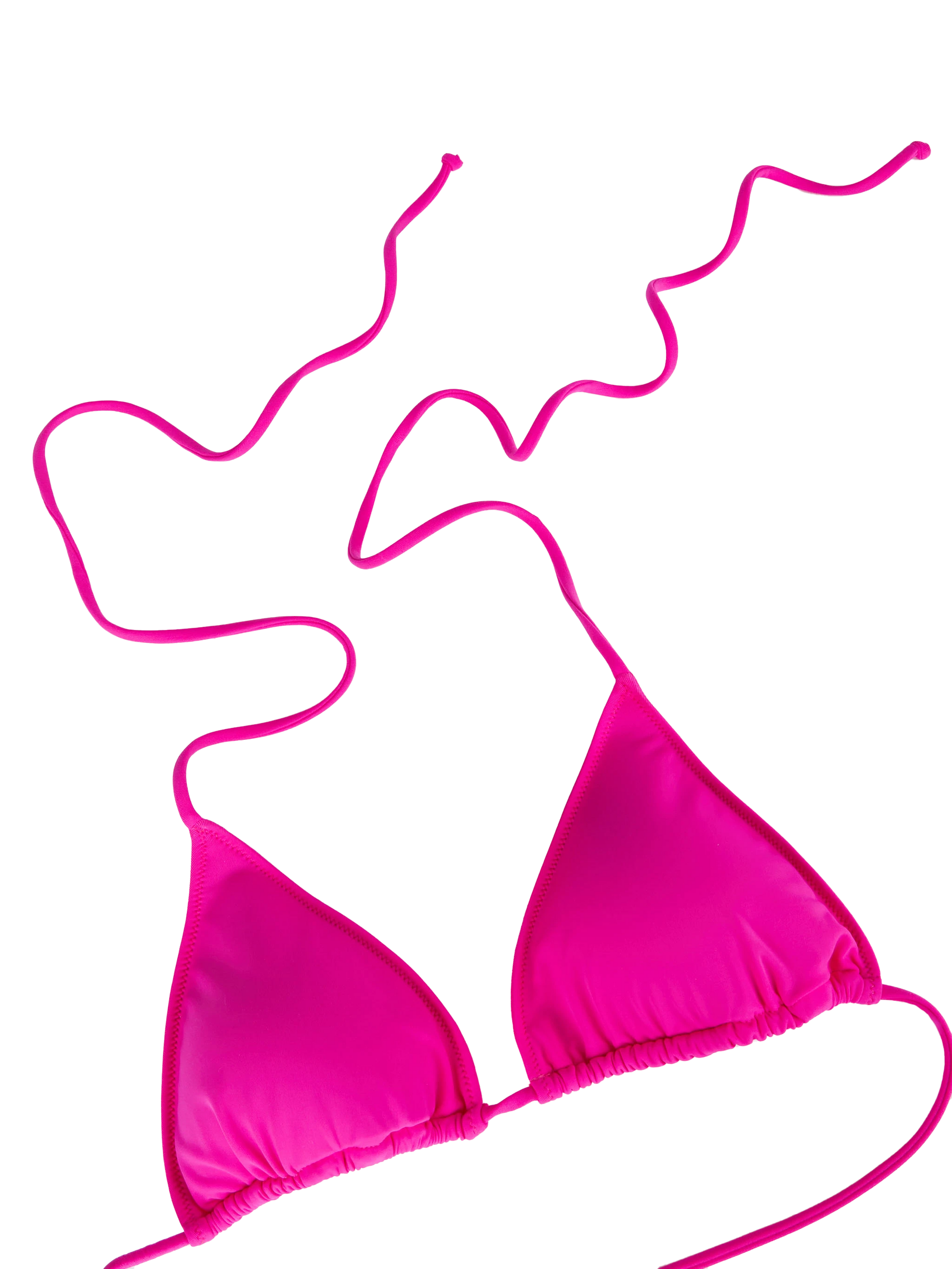 Woman fuchsia triangle bikini - MC2 Saint Barth