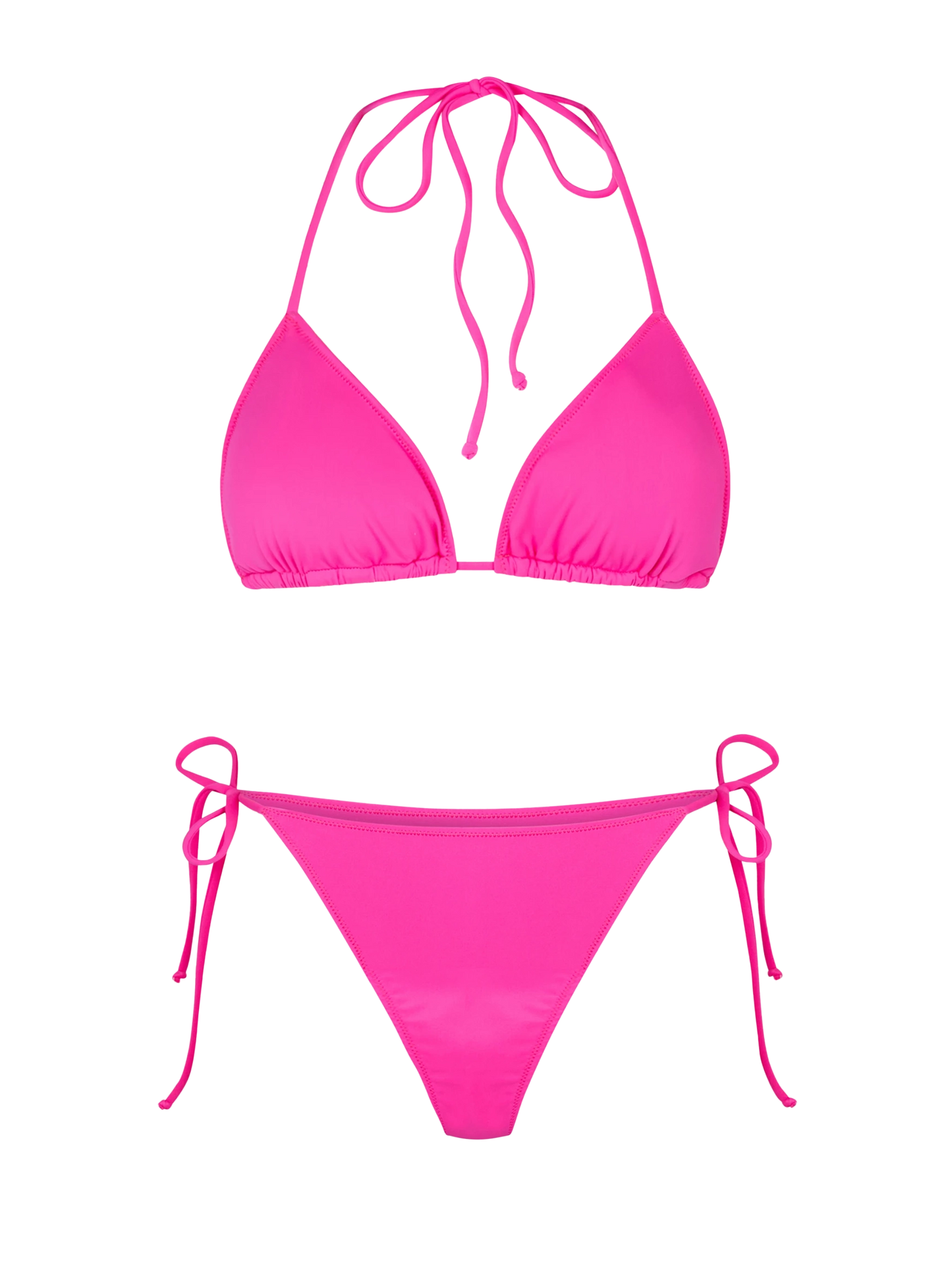 Woman fuchsia triangle bikini - MC2 Saint Barth