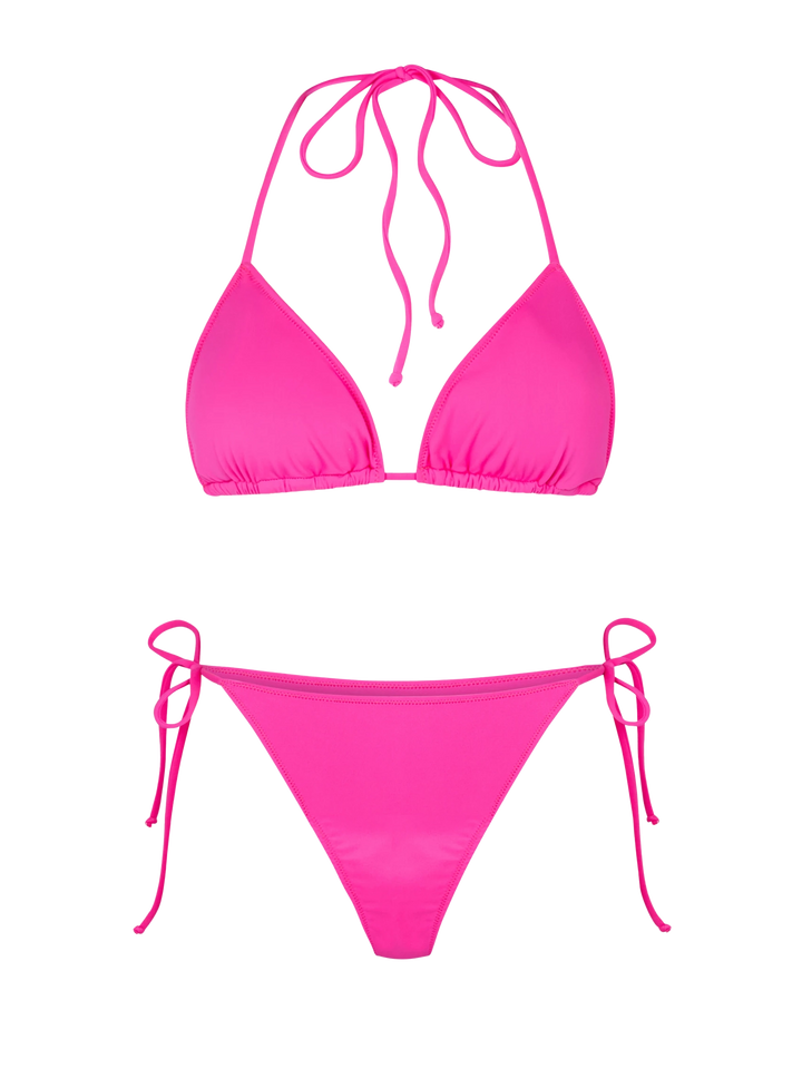 Woman fuchsia triangle bikini - MC2 Saint Barth