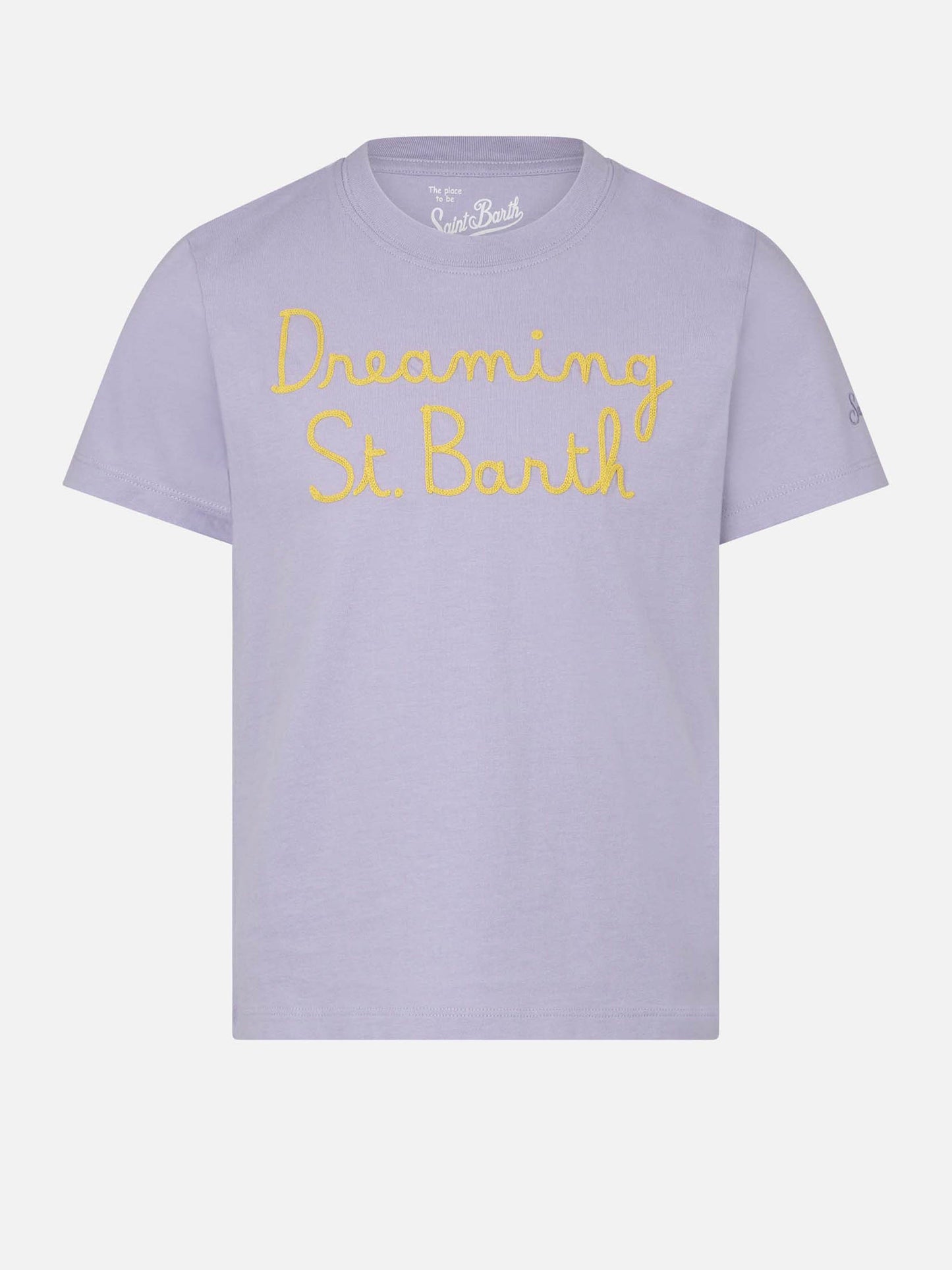 Girl t-shirt with Dreaming St. Barth embroidery - MC2 Saint Barth