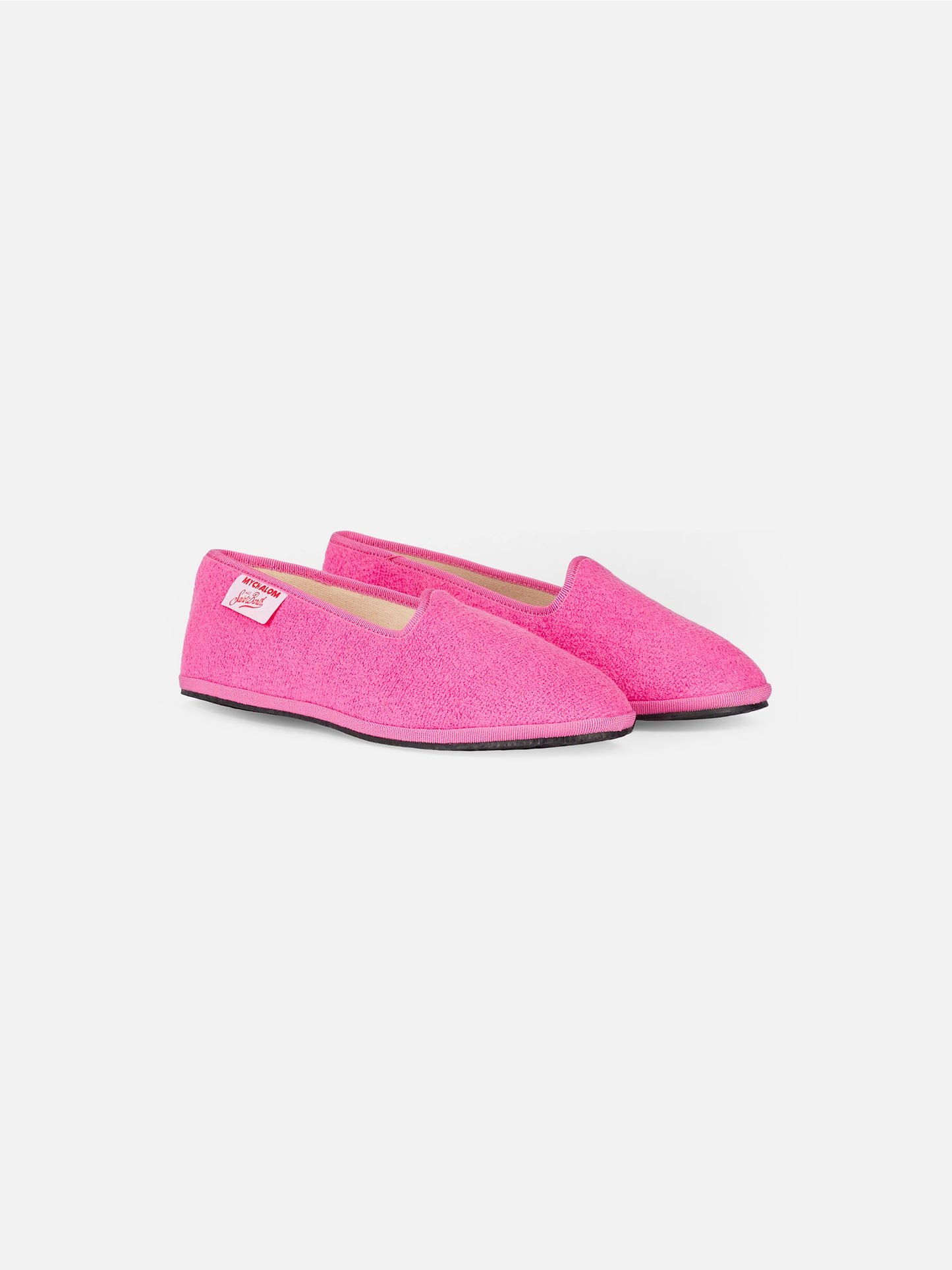 Girl pink terry slipper loafer | MY CHALOM SPECIAL EDITION - MC2 Saint Barth