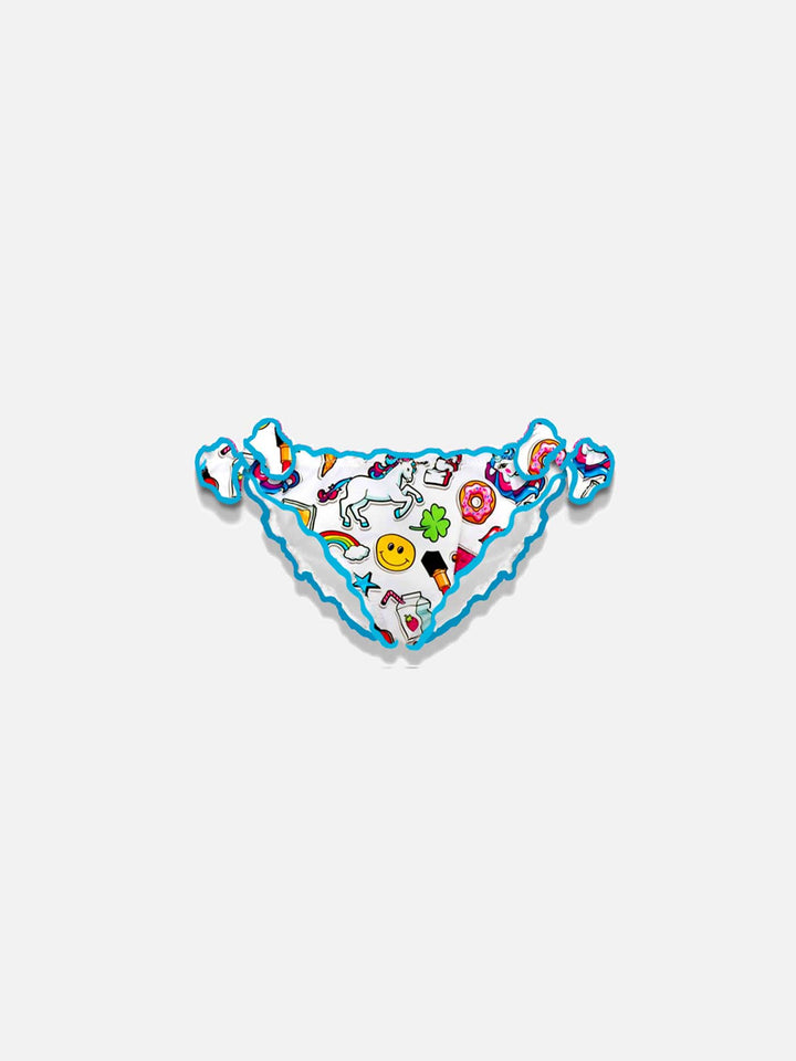 Girl swim briefs with unicorn print - MC2 Saint Barth