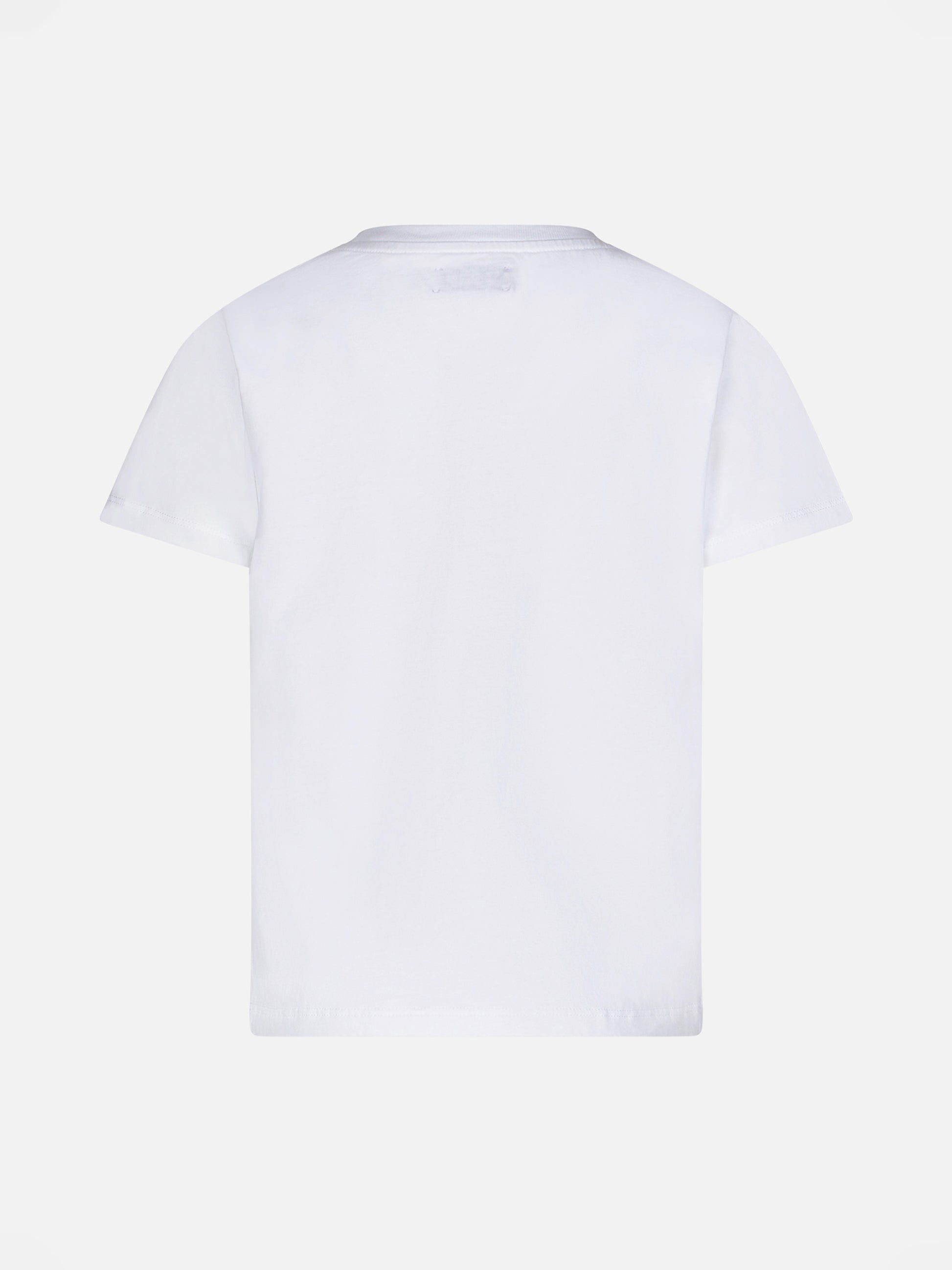 Embroidered girl's t-shirt St. Barth J'arrive - MC2 Saint Barth