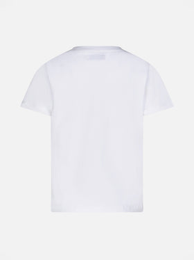 Girl t-shirt with Heart St. Barth print - MC2 Saint Barth