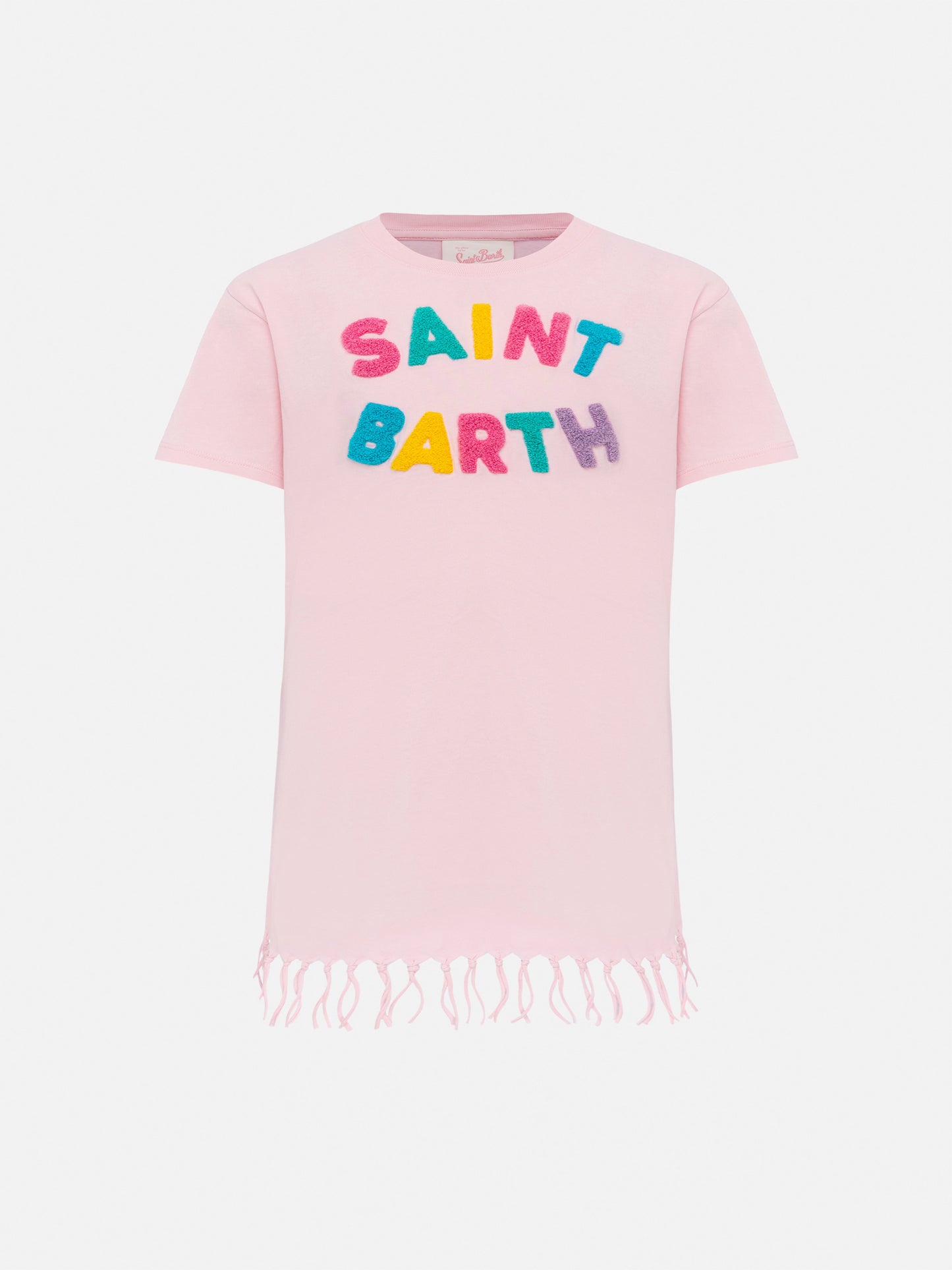 Abbey dress with fringes and terry patch - MC2 Saint Barth