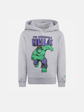 Boy hoodie with The Incredible Hulk print | MARVEL SPECIAL EDITION - MC2 Saint Barth