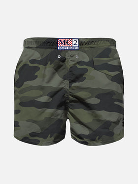 Boy light fabric swim shorts - MC2 Saint Barth