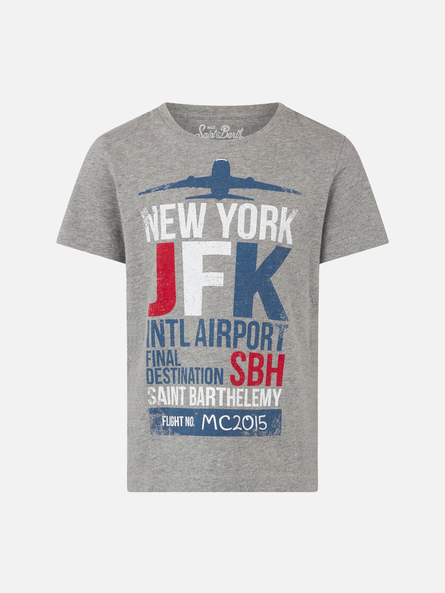 Tshirt Boy New York Airport - MC2 Saint Barth
