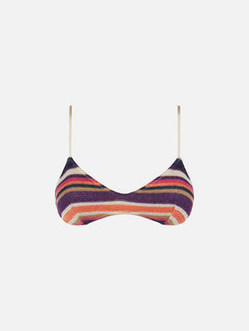 Multicolor purple bralette - MC2 Saint Barth