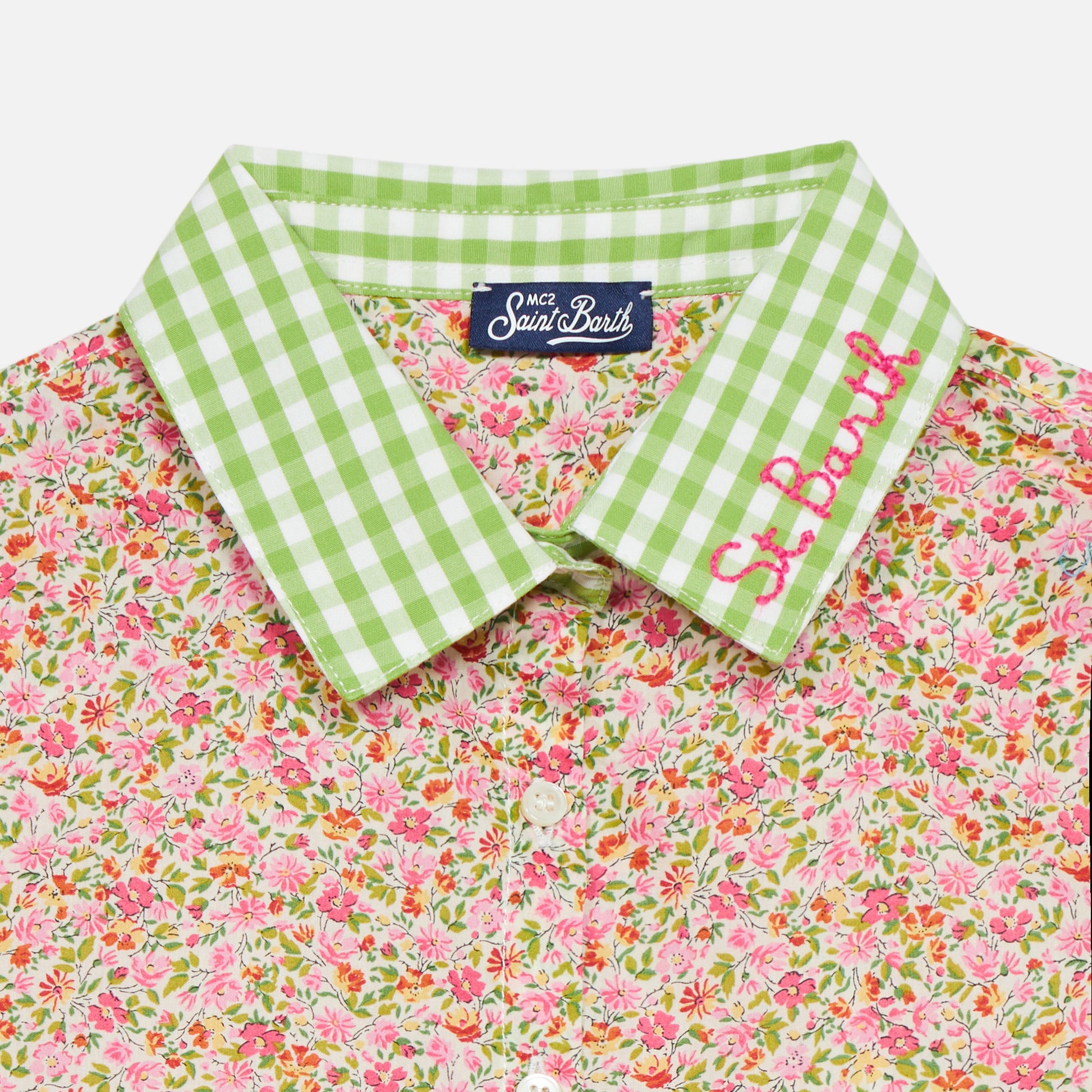 Liberty print girl dress | Made with Liberty fabric - MC2 Saint Barth