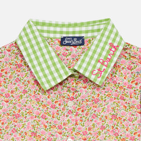 Liberty print girl dress | Made with Liberty fabric - MC2 Saint Barth