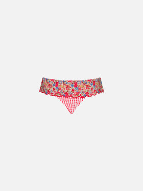 Girl swim briefs with Liberty print | Made with Liberty fabrics - MC2 Saint Barth