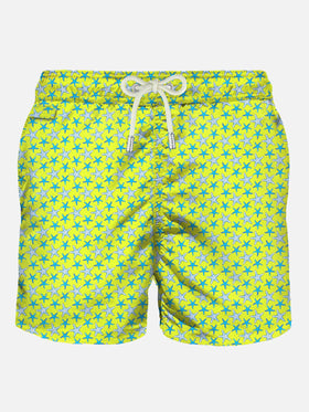 Light fabric man swim shorts starfish print - MC2 Saint Barth