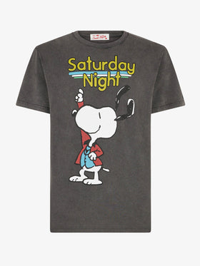 Man cotton t-shirt with Snoopy dancer print | PEANUTS® SPECIAL EDITION - MC2 Saint Barth
