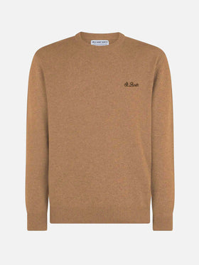 Camel Sweater Regent in lambswool