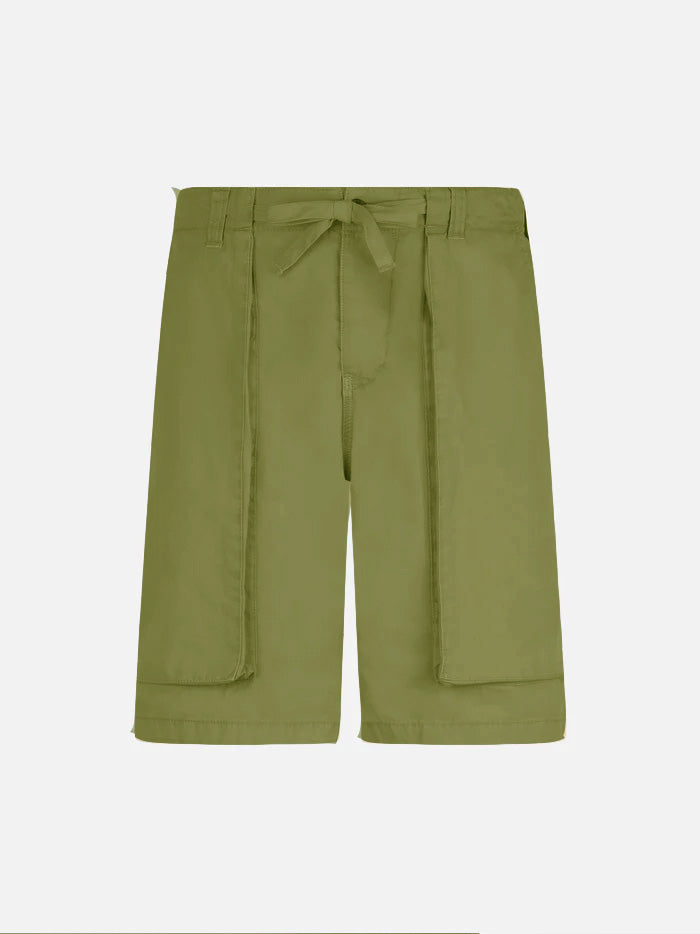 Man military green bermuda with side pockets - MC2 Saint Barth
