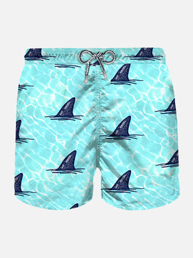 Man smooth swim shorts with print - MC2 Saint Barth