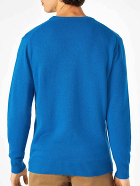 Man sweater with Milano Padel Club jacquard - MC2 Saint Barth